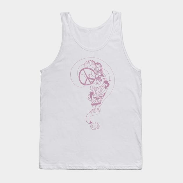 Why? Pink Tank Top by MattyCap